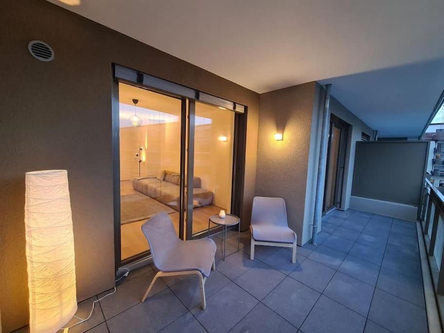 Neu, Zentral, Schoen, Bergblick, Suedterrasse フライラッシンク エクステリア 写真